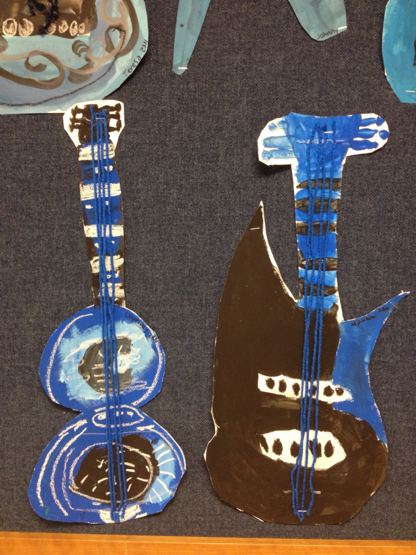 picasso blue period guitar